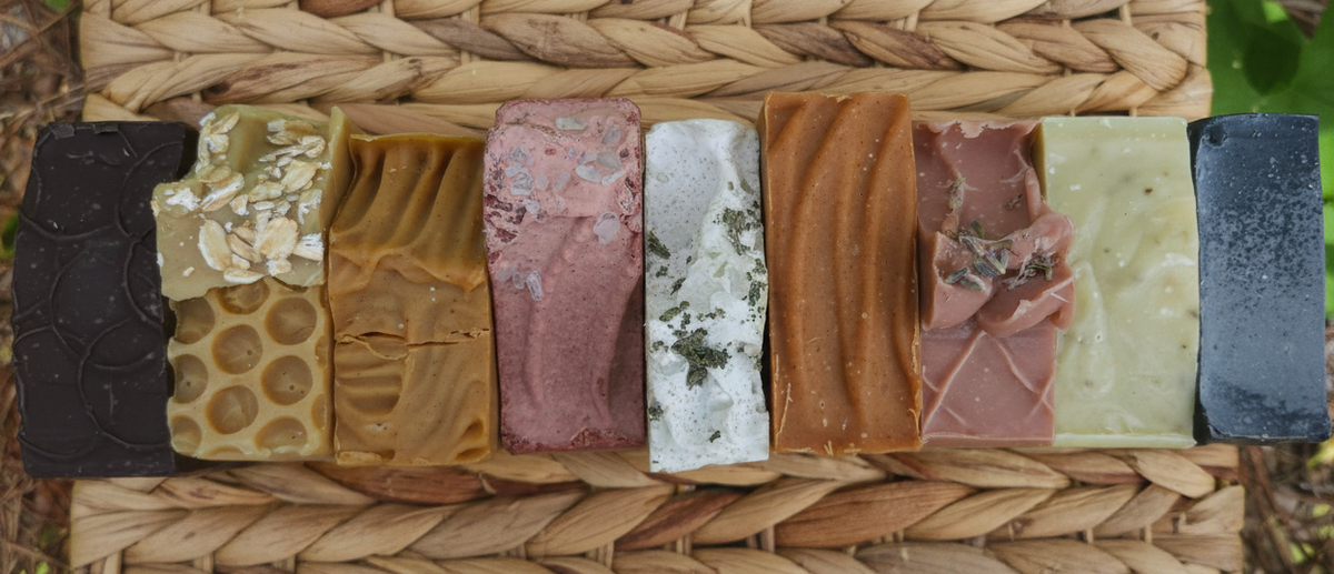 Lightened soap bars photo